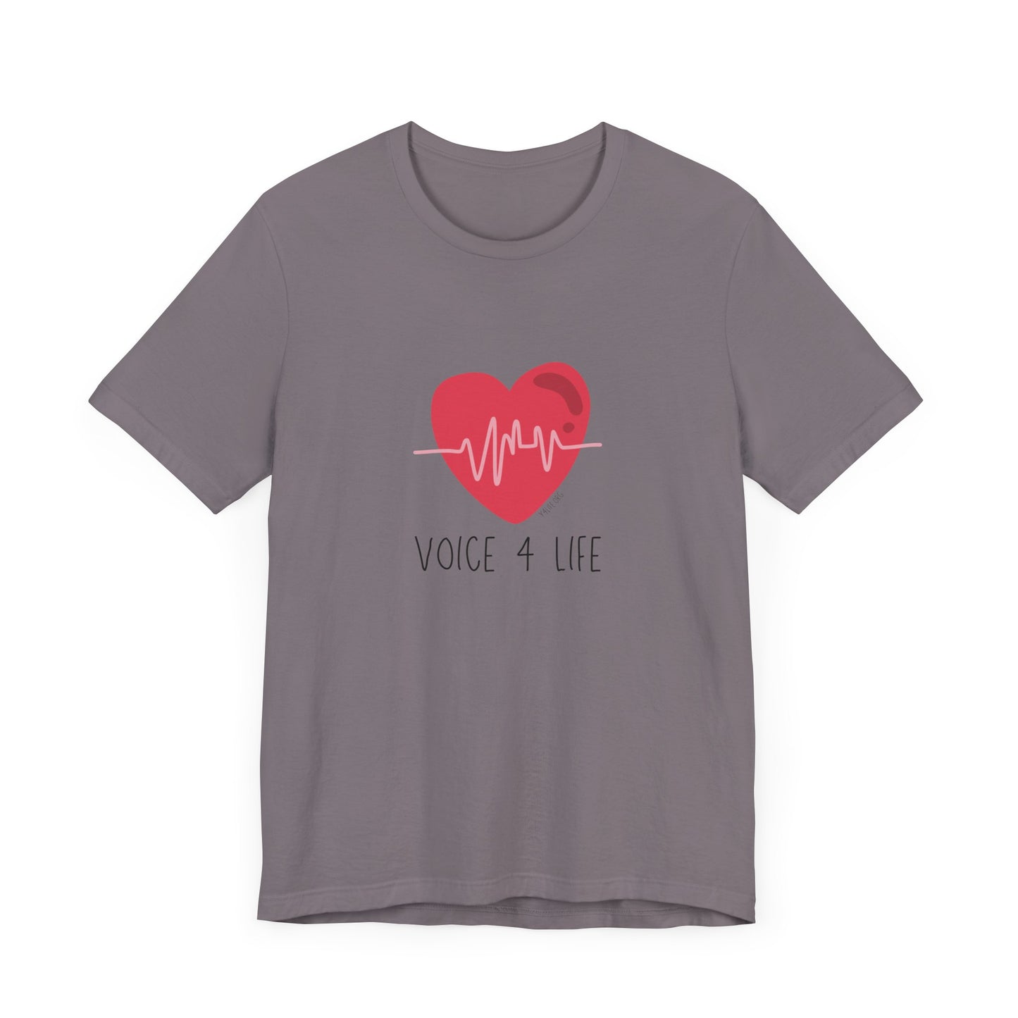 Voice 4 Life (Heartbeat) Short Sleeve T-Shirt