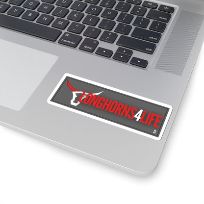 Longhorns4Life - Lutheran High School West Team Sticker