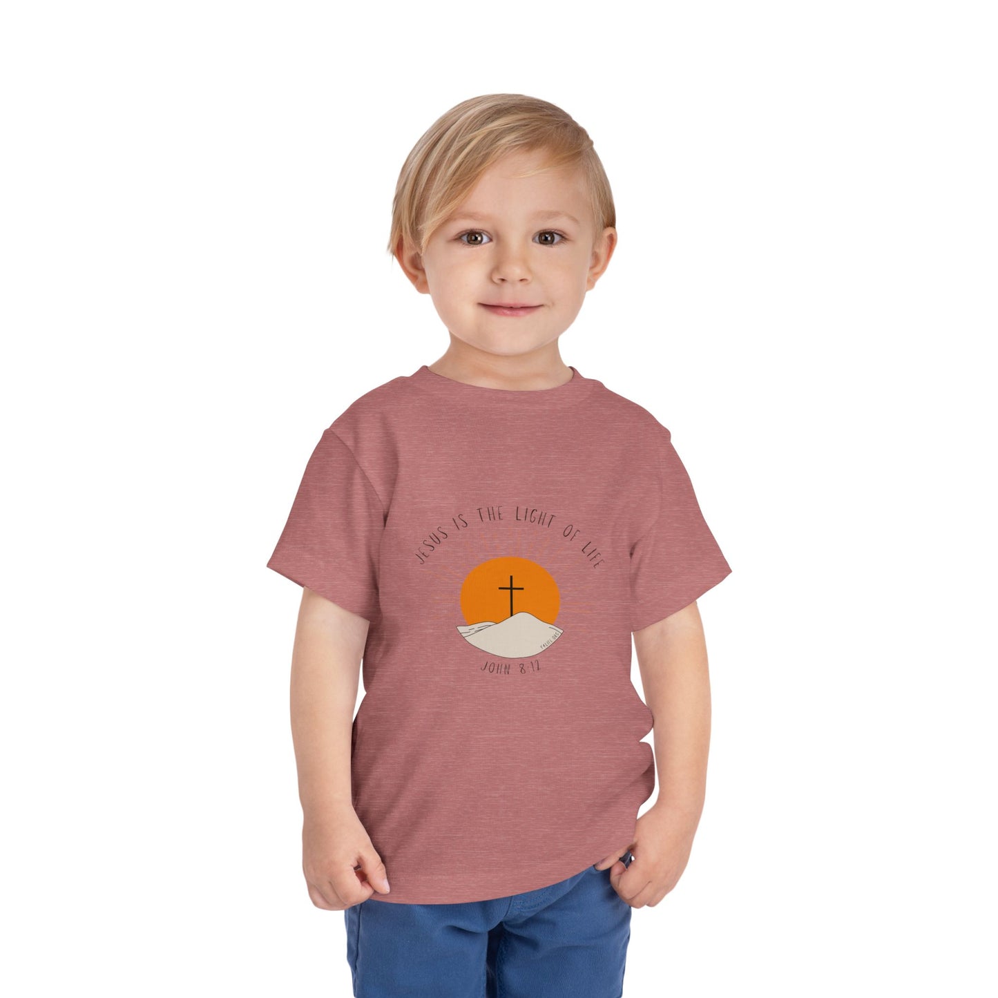 John 8:12 Toddler Short Sleeve Tee