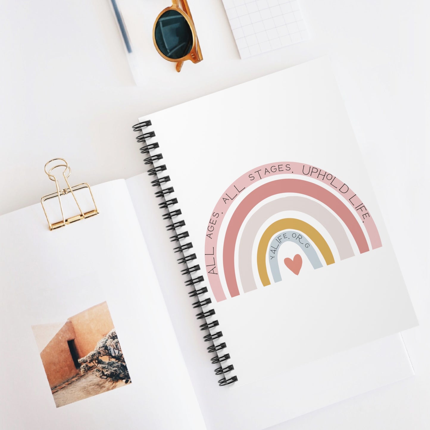 Uphold Life Spiral Notebook