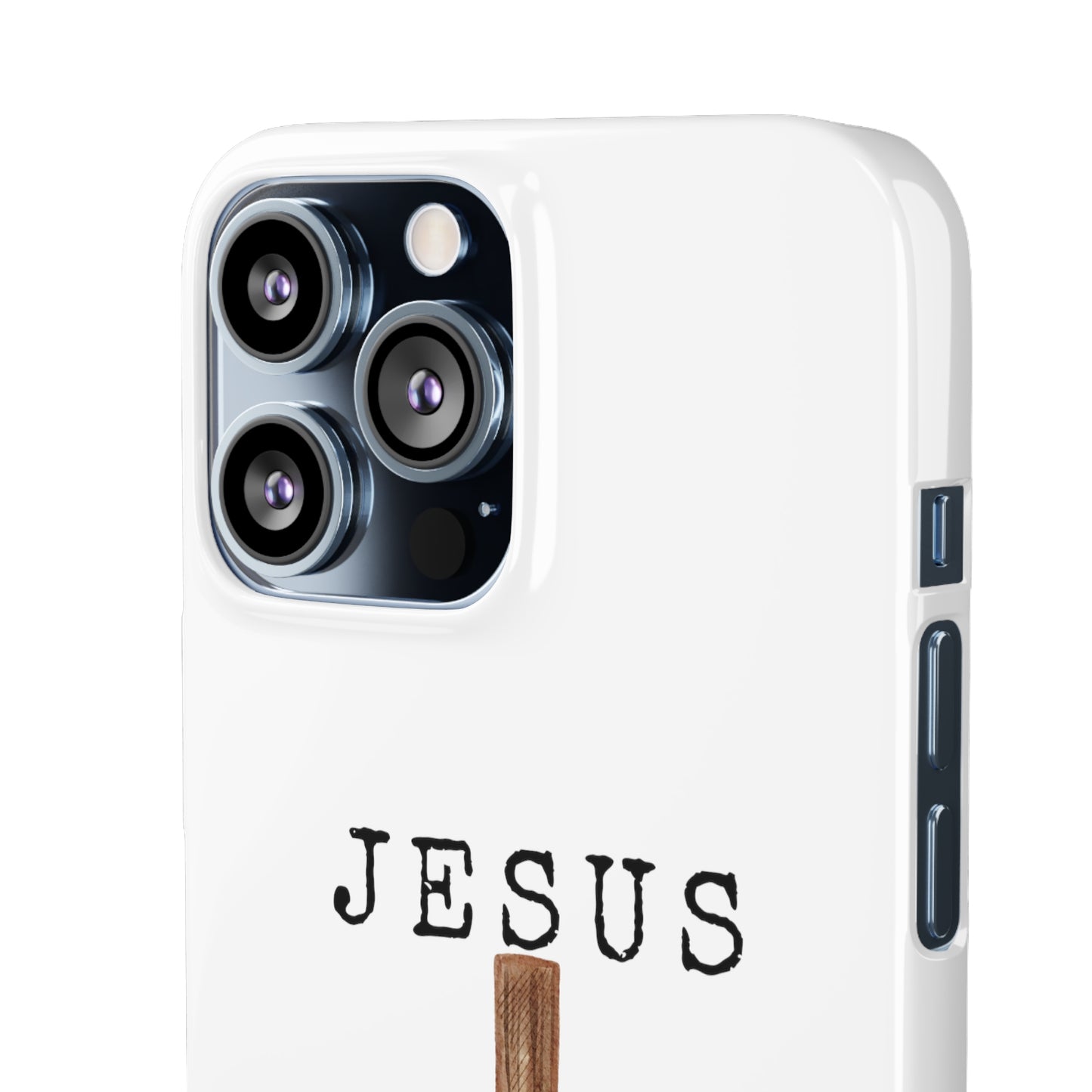 Jesus Saved Me Snap Cases