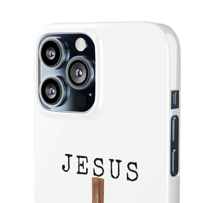 Jesus Saved Me Snap Cases
