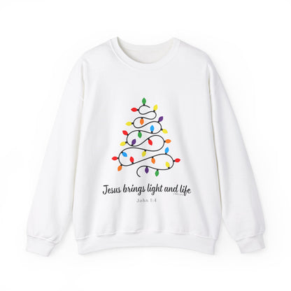 Jesus Brings Life and Light Crewneck Sweatshirt