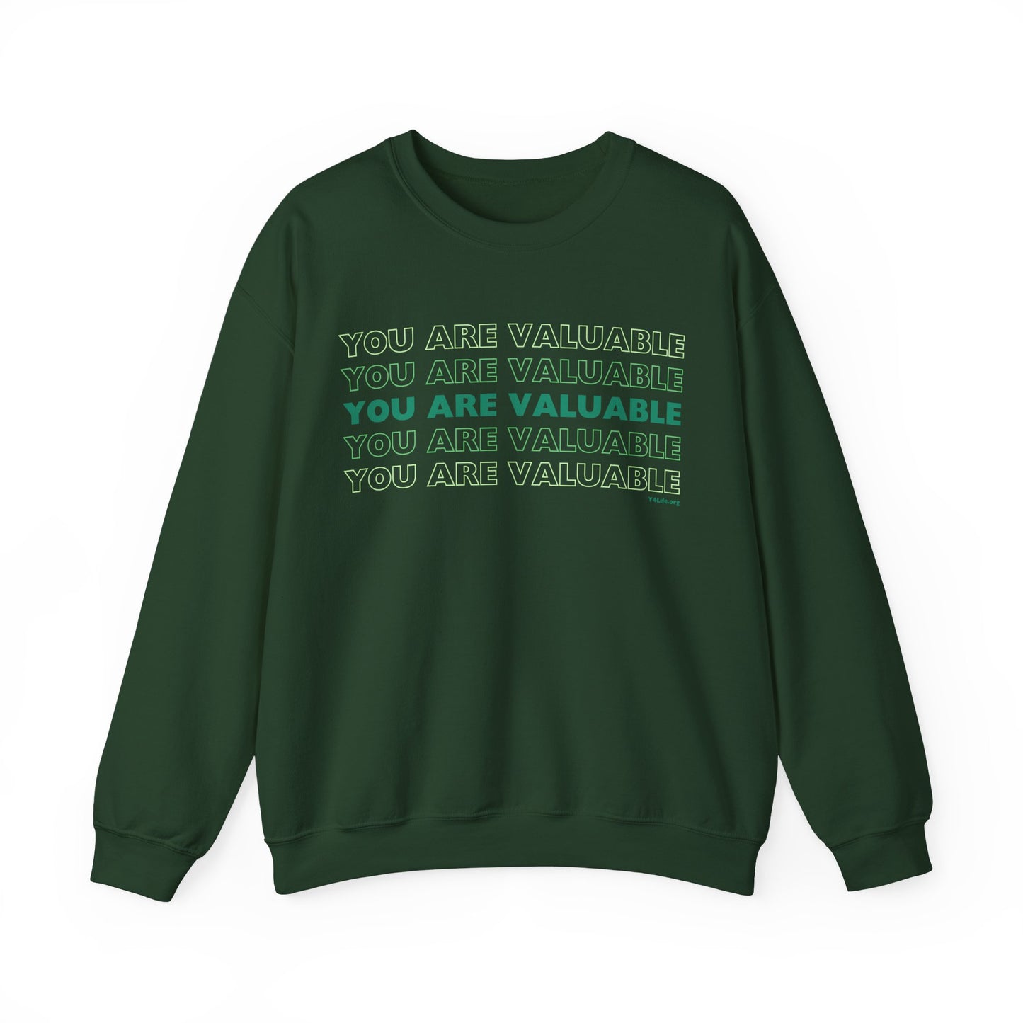 You Are Valuable Crewneck Sweatshirt