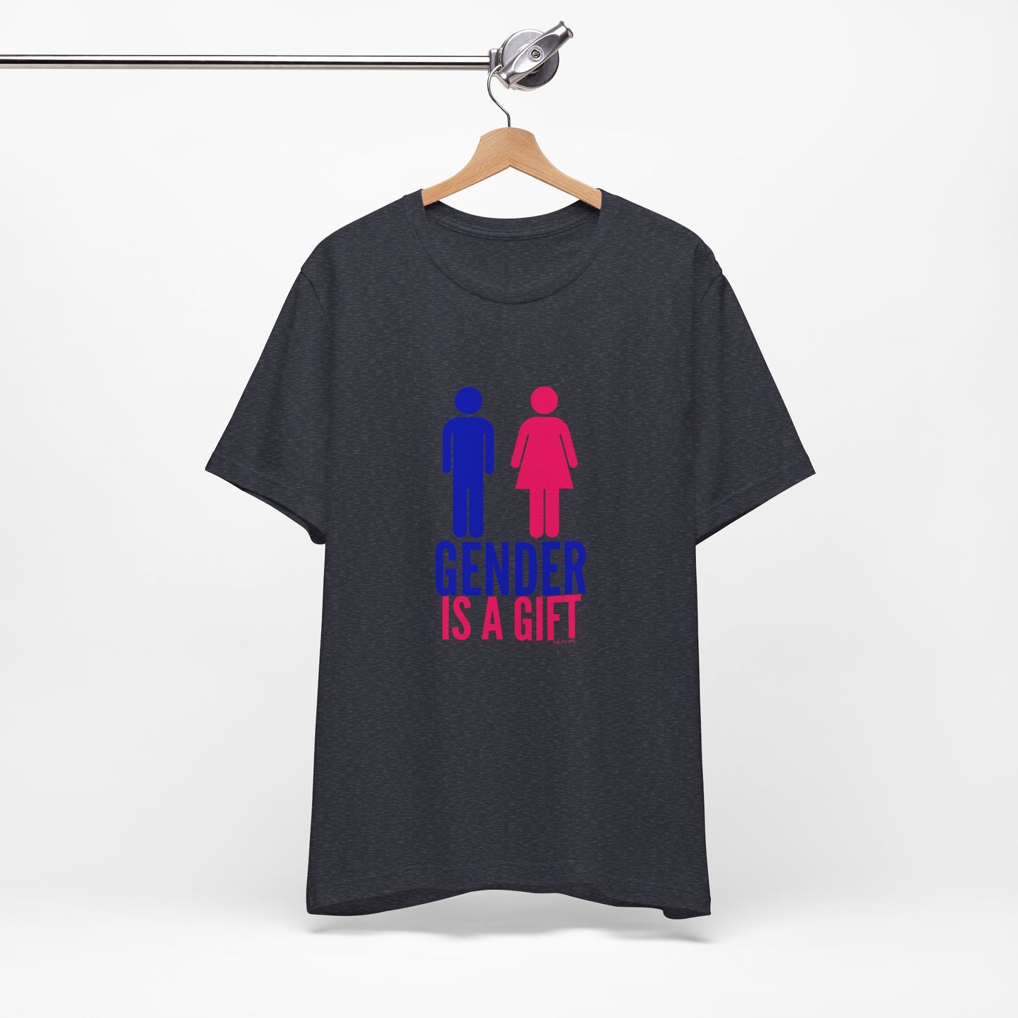 "Gender is a Gift" (full bodies) Unisex Jersey Short Sleeve Tee