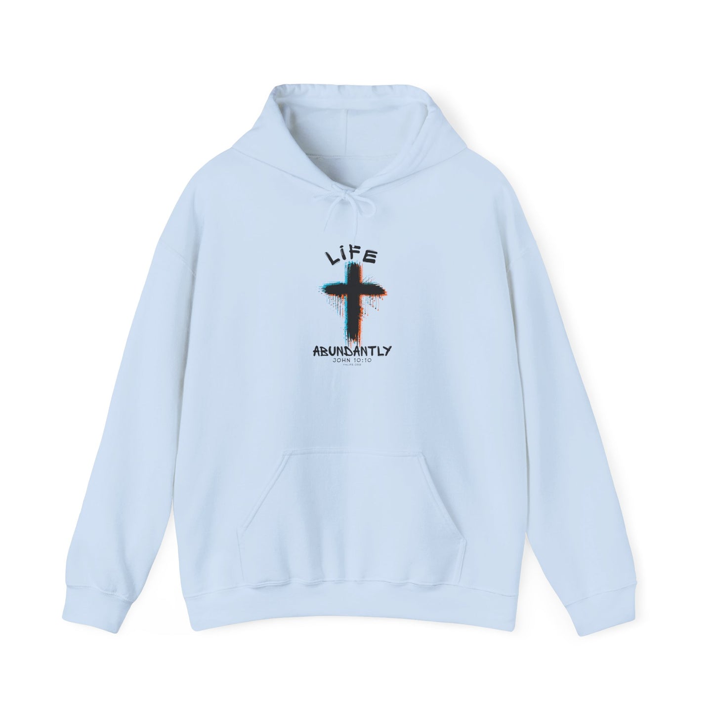 Life Abundantly Multicolor Hooded Sweatshirt