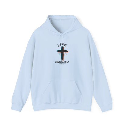 Life Abundantly Multicolor Hooded Sweatshirt