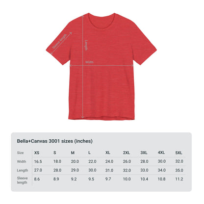 "Jesus Saved Me" Unisex Jersey Short Sleeve Tee