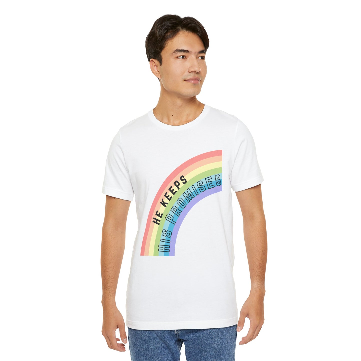 "He Keeps His Promises" Unisex Jersey Short Sleeve Tee