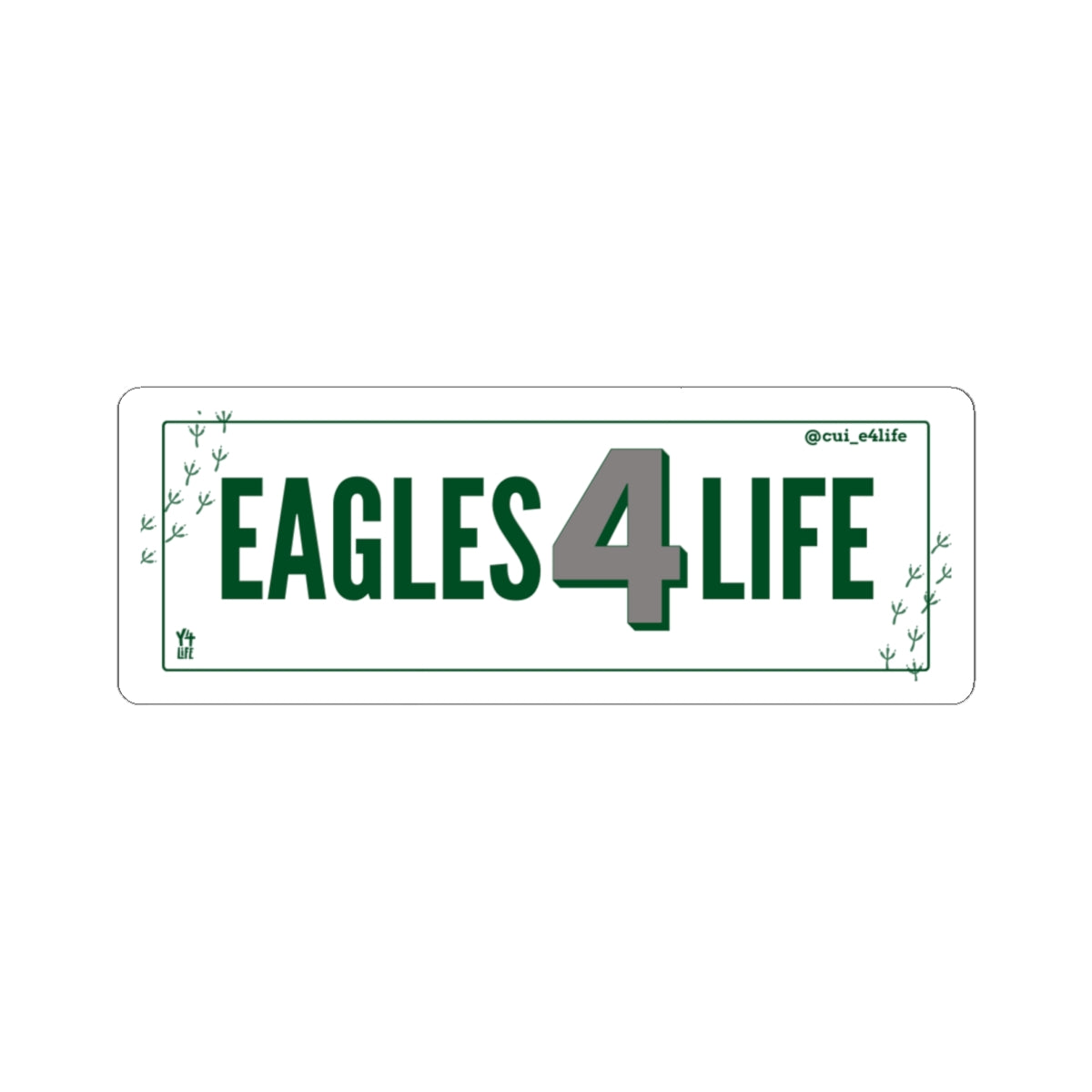 Eagles 4 Life Team Bumper Sticker