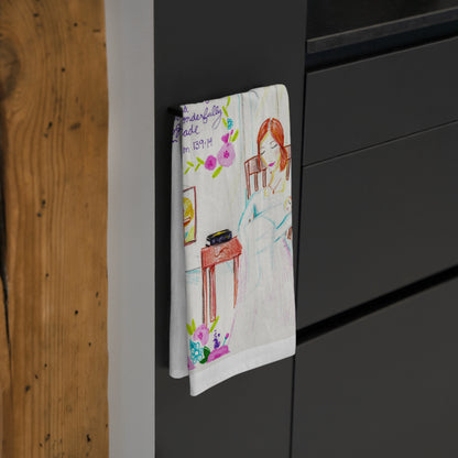 Fearfully and Wonderfully Made Tea Towel - Designed by Elise