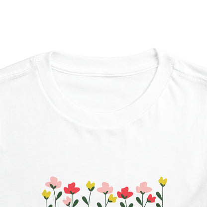 Flower Made 4 Life Toddler Short Sleeve Tee