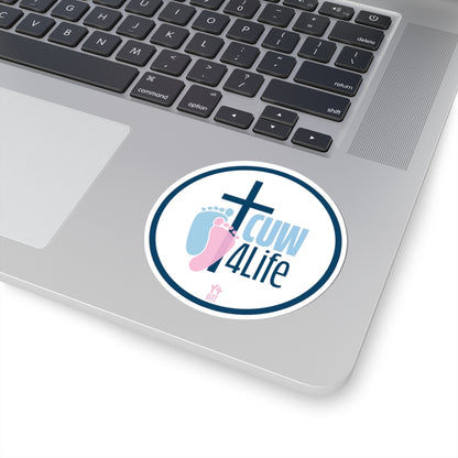 CUW4Life Round Team Sticker