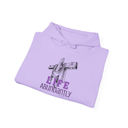 Life Abundantly Monochrome Hooded Sweatshirt