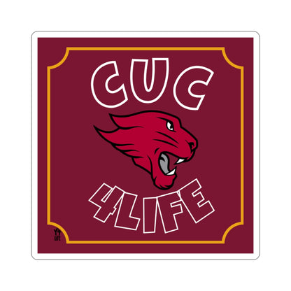 CUC 4 Life Square Team Sticker