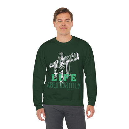 Life Abundantly Monochrome Crewneck Sweatshirt