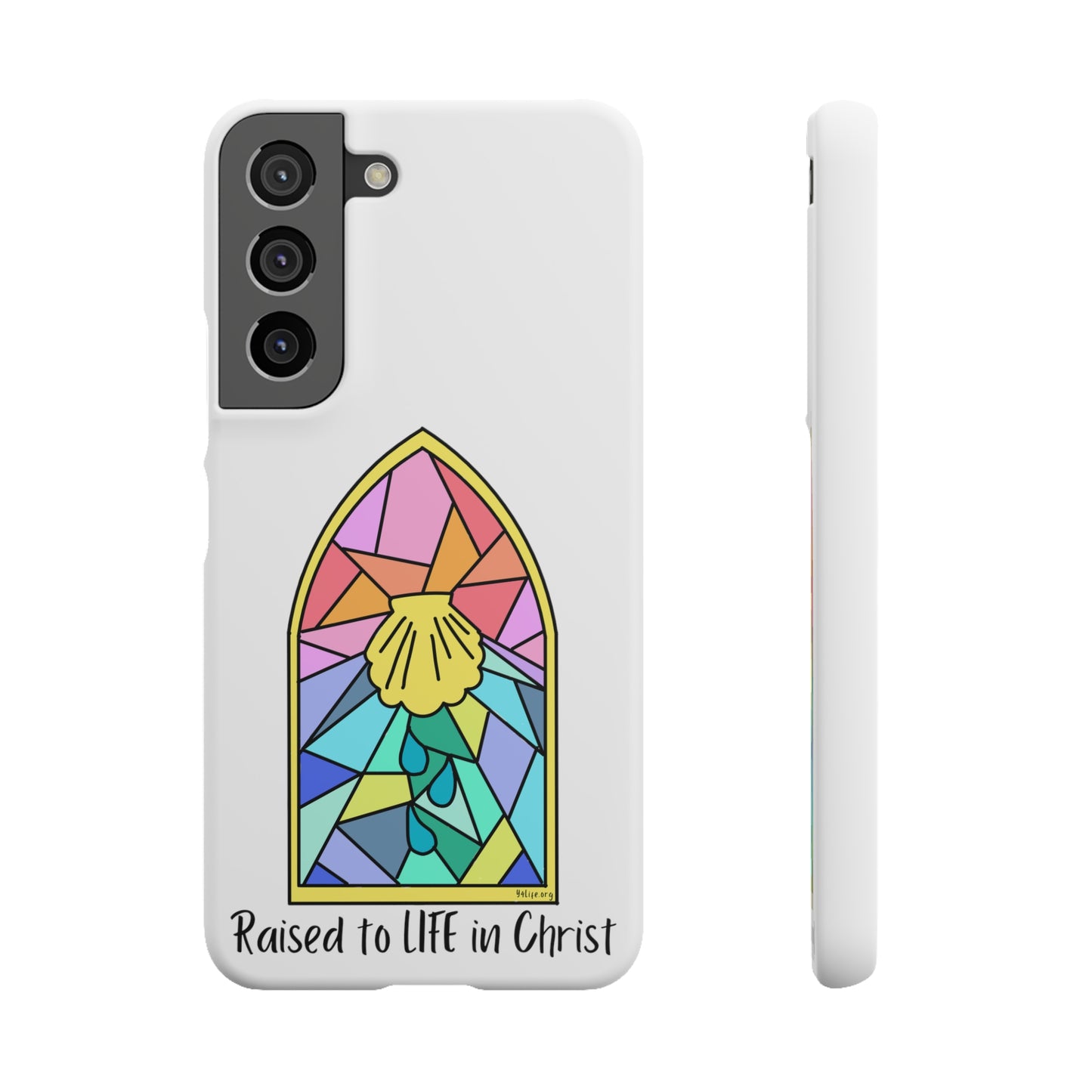 "Raised to Life in Christ" Snap Cases