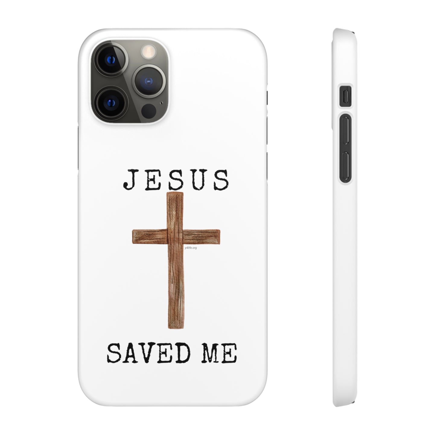Jesus Saved Me Snap Cases