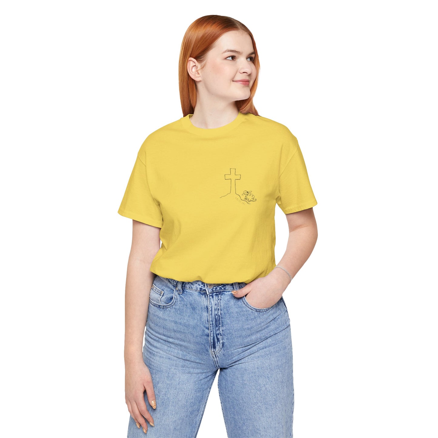 That They May Have Life Unisex Jersey Short Sleeve Tee