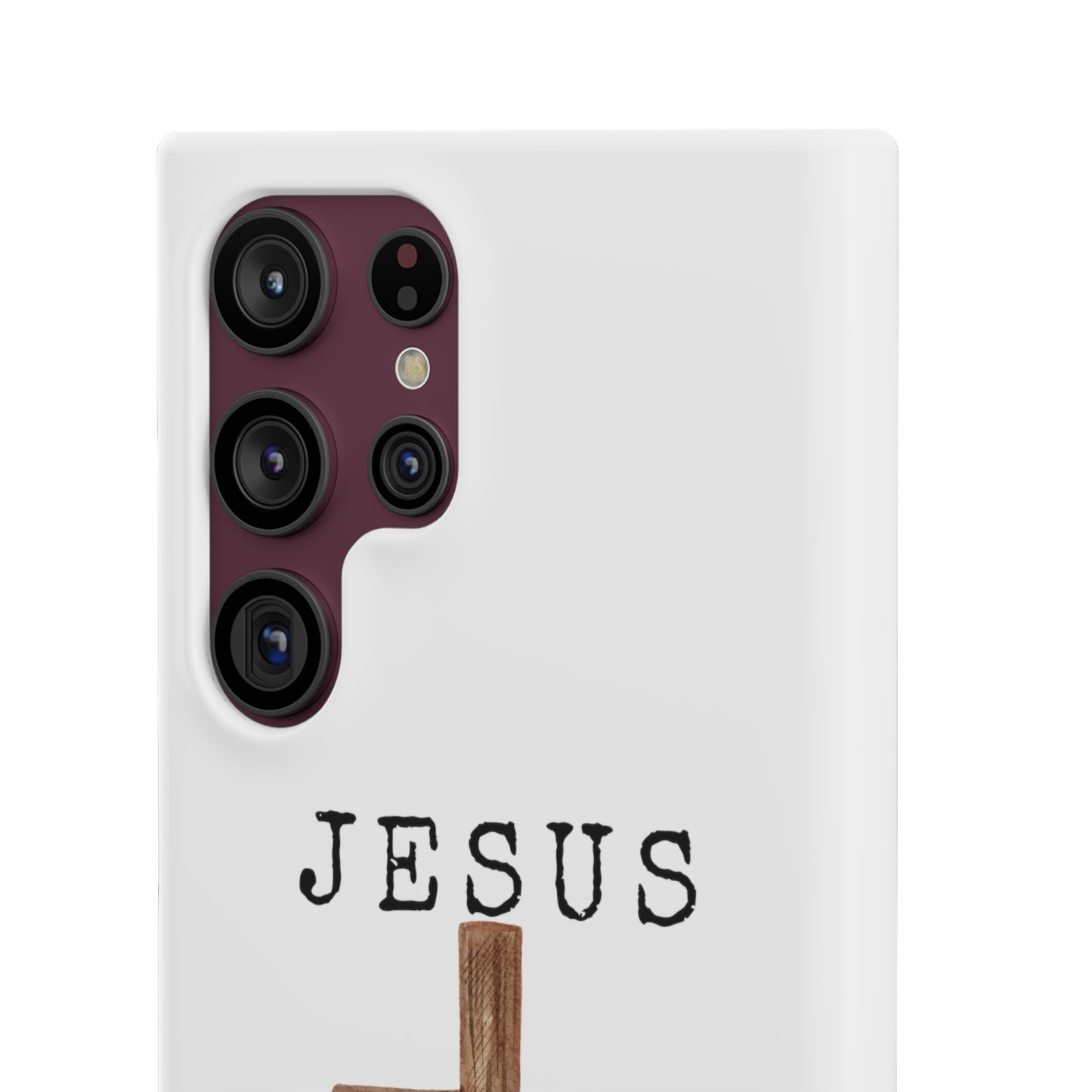 Jesus Saved Me Snap Cases