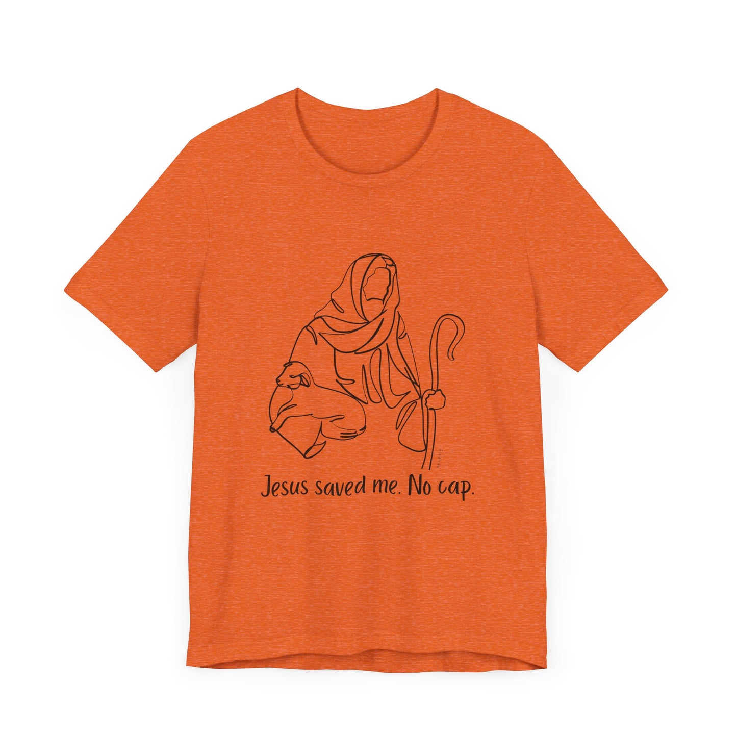 "Jesus Saved Me" Unisex Jersey Short Sleeve Tee