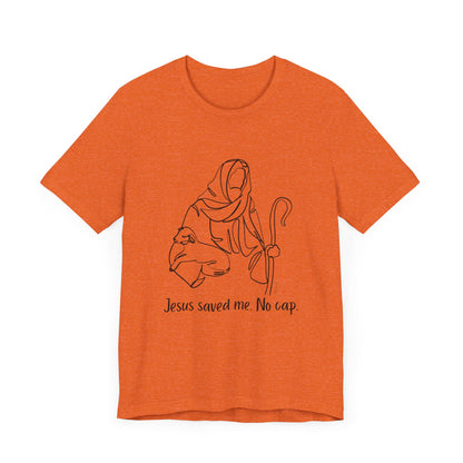 "Jesus Saved Me" Unisex Jersey Short Sleeve Tee