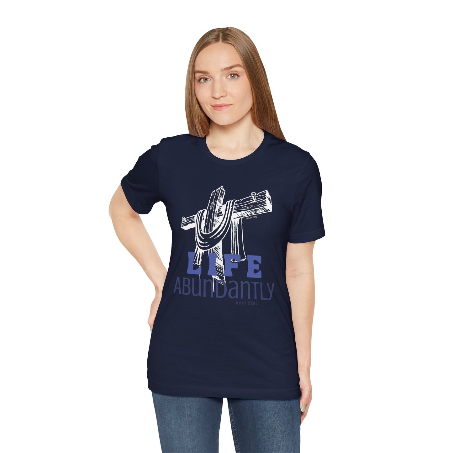 Life Abundantly Monochrome Short Sleeve Tee