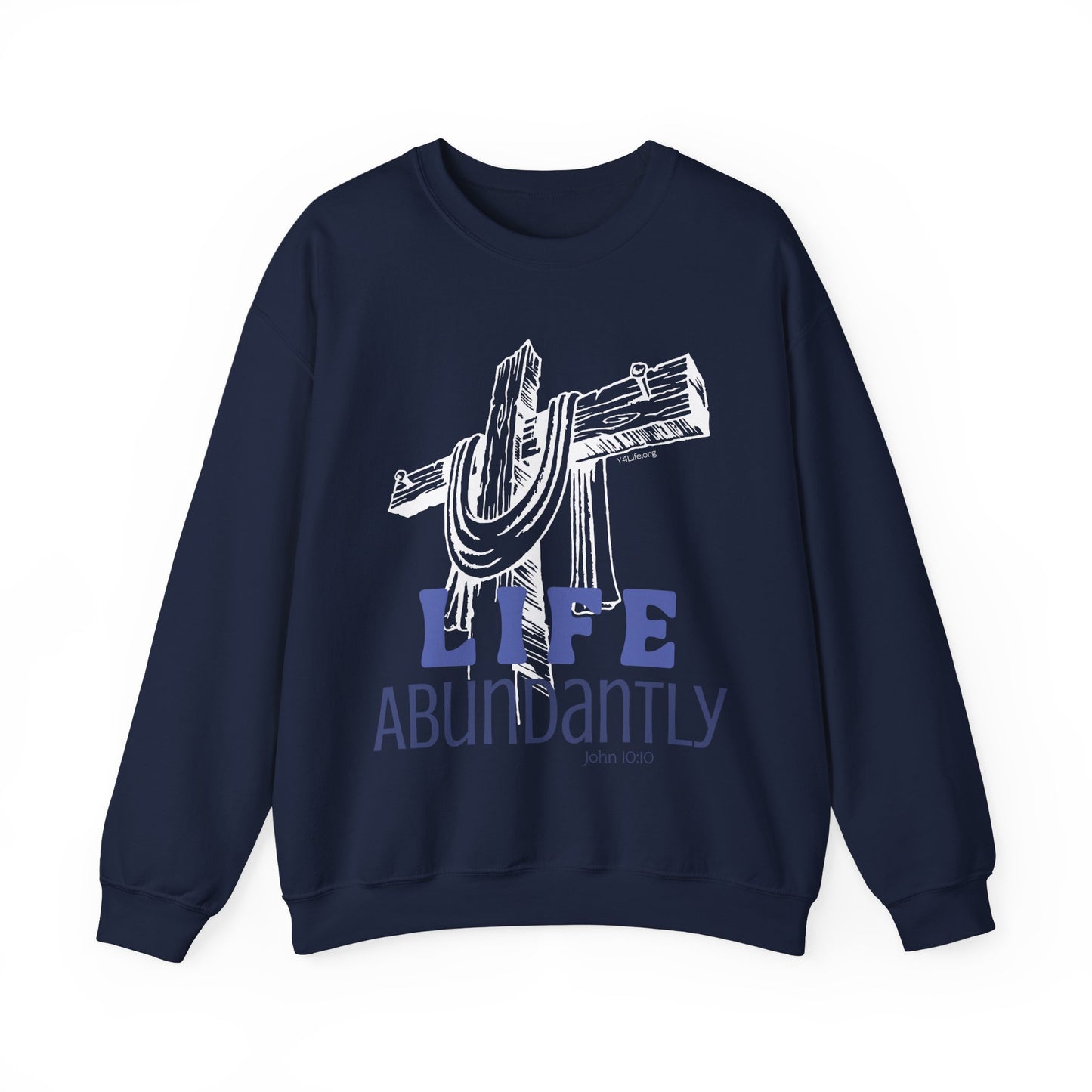 Life Abundantly Monochrome Crewneck Sweatshirt
