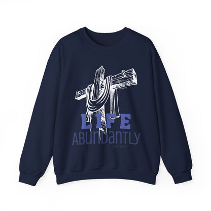 Life Abundantly Monochrome Crewneck Sweatshirt