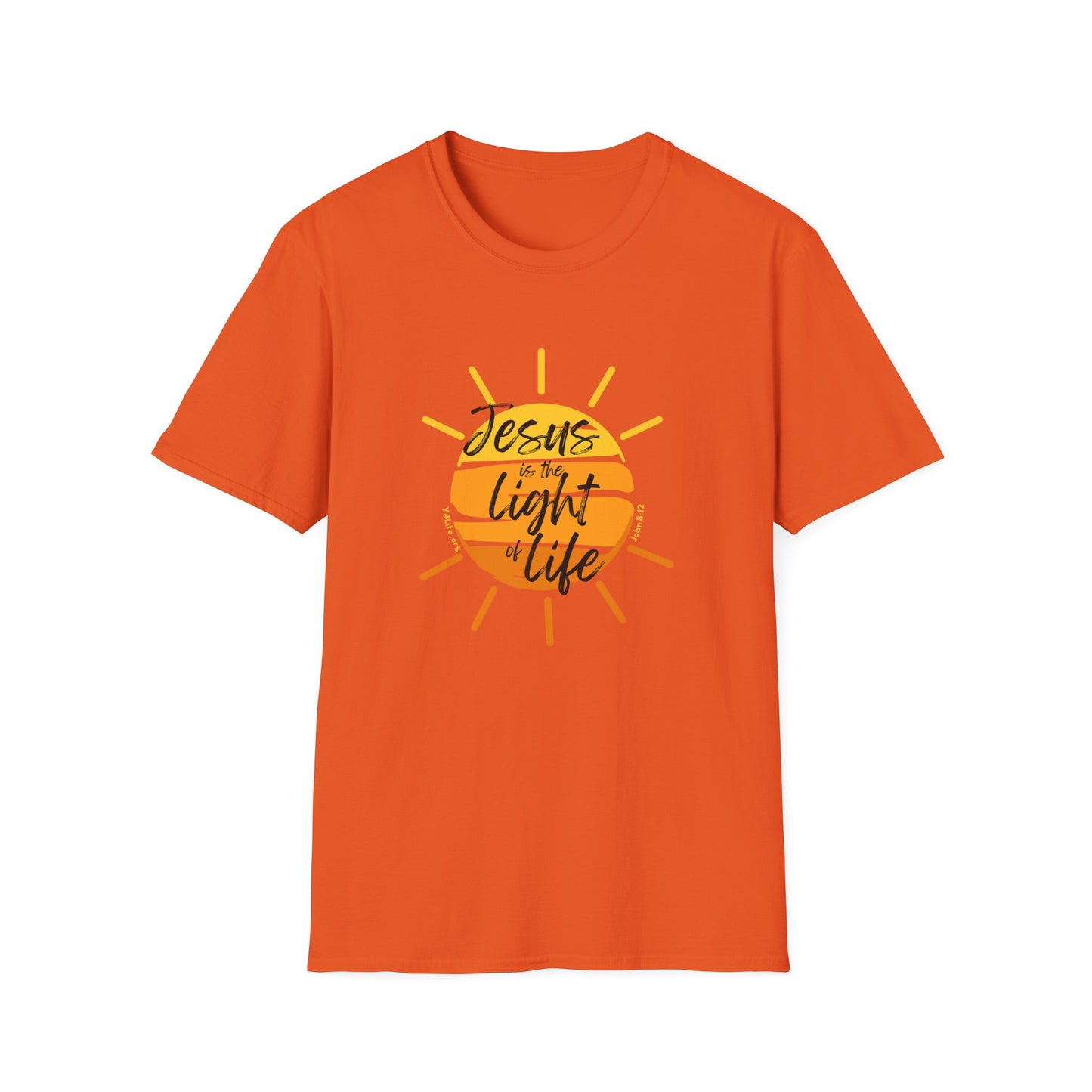 John 8:12 Unisex Softstyle T-Shirt