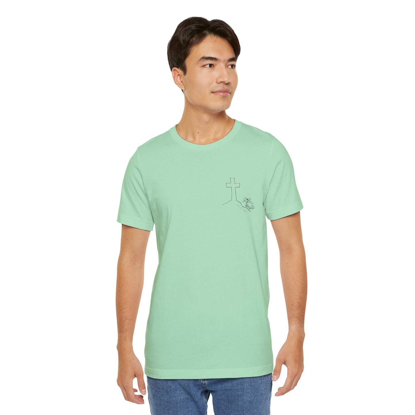 That They May Have Life Unisex Jersey Short Sleeve Tee