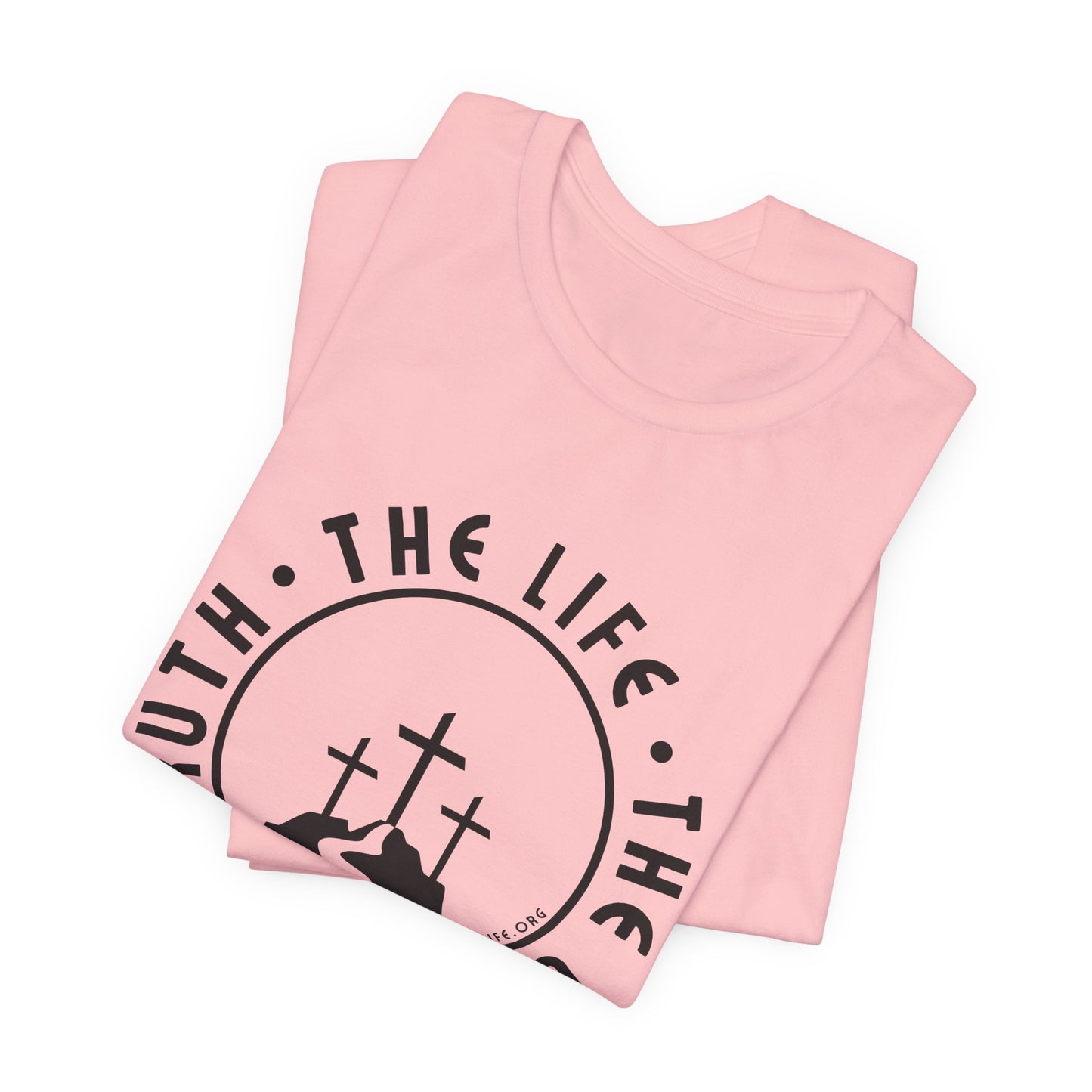 John 14:6 Single Color Short Sleeve Tee