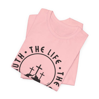 John 14:6 Single Color Short Sleeve Tee