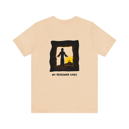 My Redeemer Lives Unisex Jersey Short Sleeve Tee