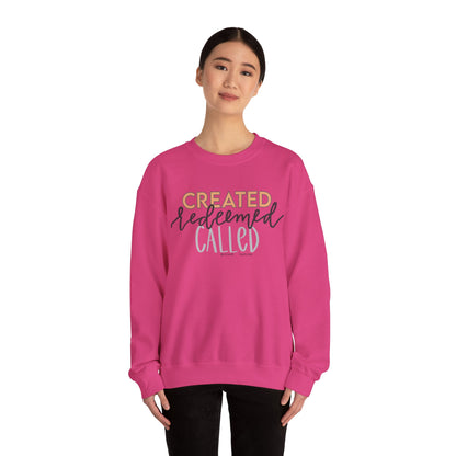 Created Redeemed Called Crewneck Sweatshirt