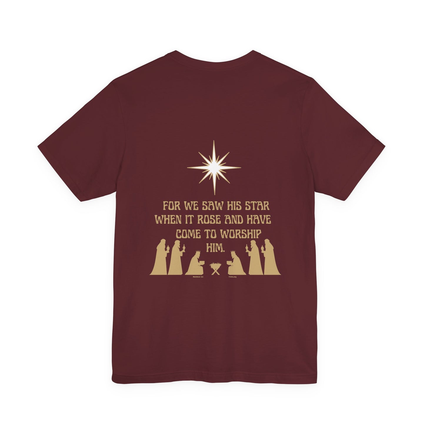 For We Saw His Star Short Sleeve Tee