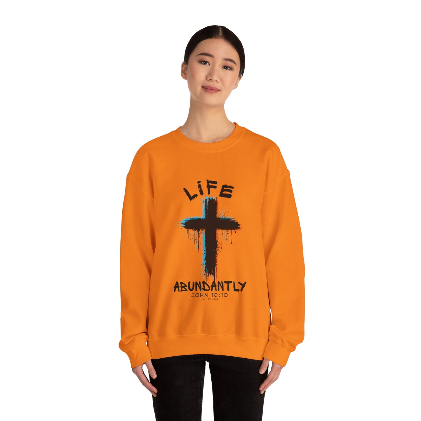 Life Abundantly Multicolor Crewneck Sweatshirt