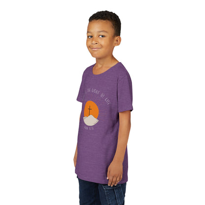 John 8:12 Youth Short Sleeve Tee