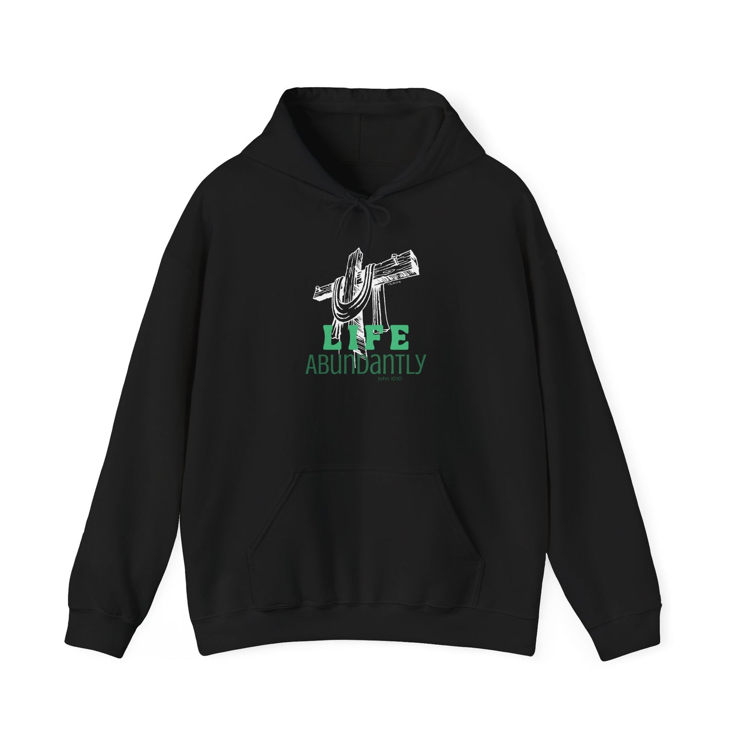 Life Abundantly Monochrome Hooded Sweatshirt