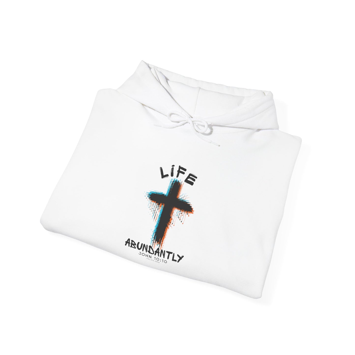 Life Abundantly Multicolor Hooded Sweatshirt