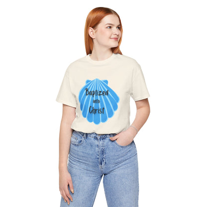 "Baptized into Christ" Unisex Jersey Short Sleeve Tee