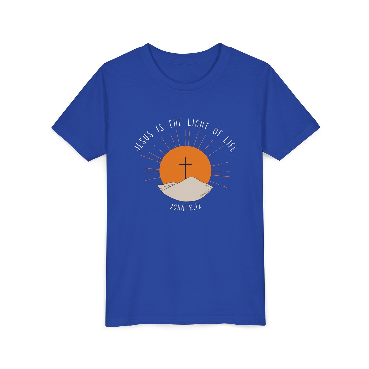 John 8:12 Youth Short Sleeve Tee