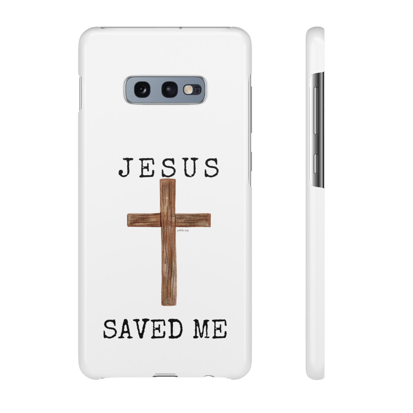 Jesus Saved Me Snap Cases