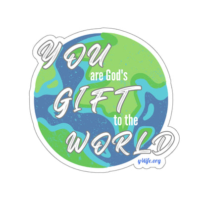 Gift to the World Kiss-Cut Sticker