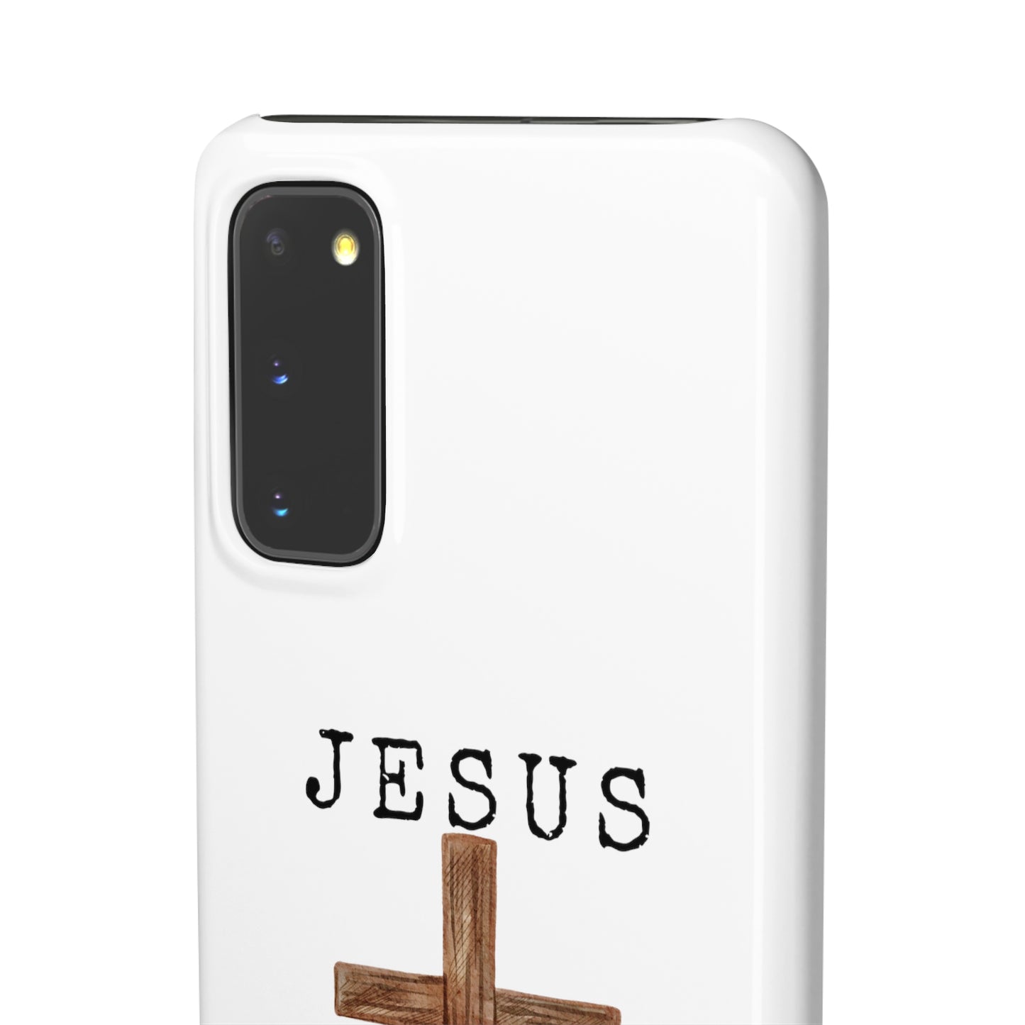 Jesus Saved Me Snap Cases