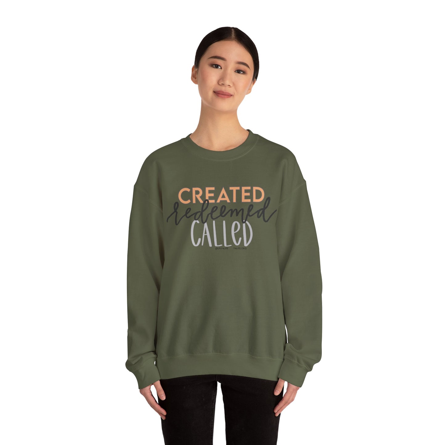 Created Redeemed Called Crewneck Sweatshirt