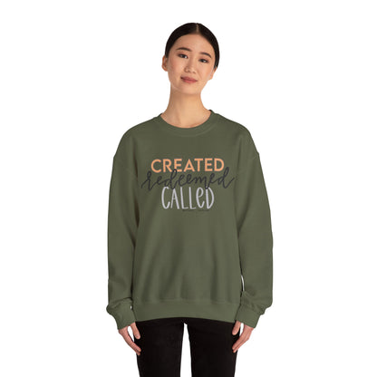 Created Redeemed Called Crewneck Sweatshirt