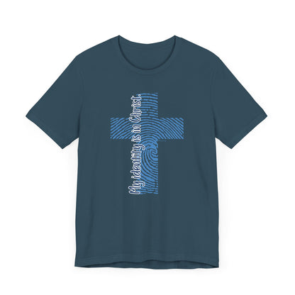 "My Identity is in Christ" Unisex Jersey Short Sleeve Tee