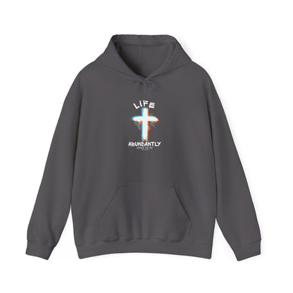 Life Abundantly Multicolor Hooded Sweatshirt
