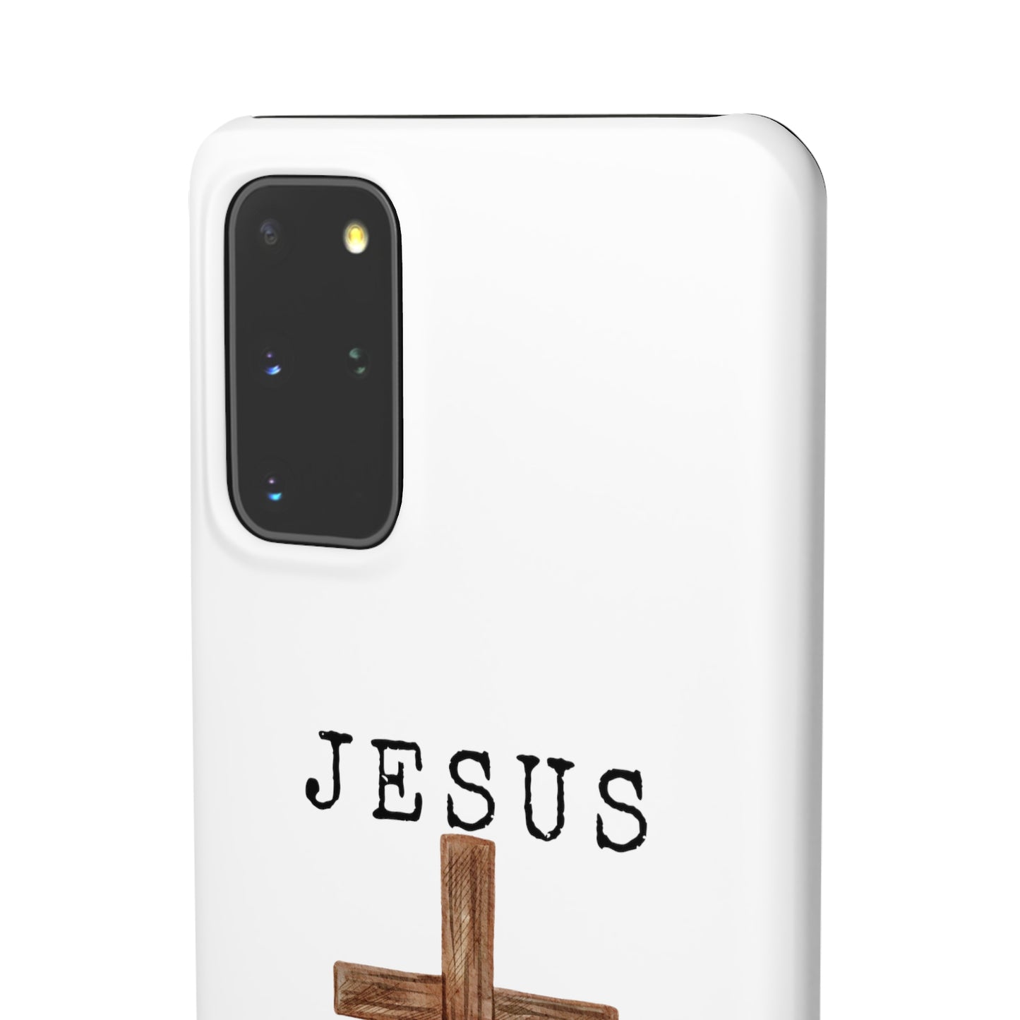 Jesus Saved Me Snap Cases